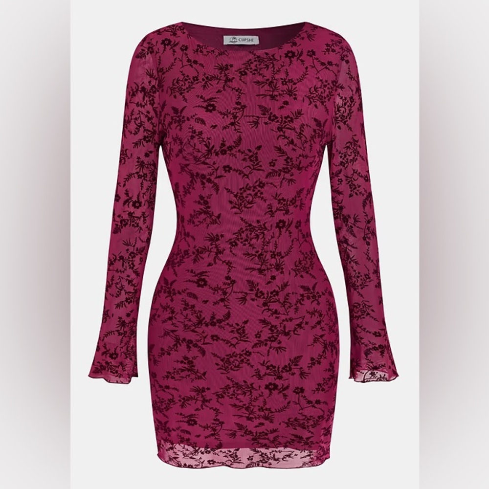 Cupshe x Renee & Elisha Herbert Paris Mini Dress